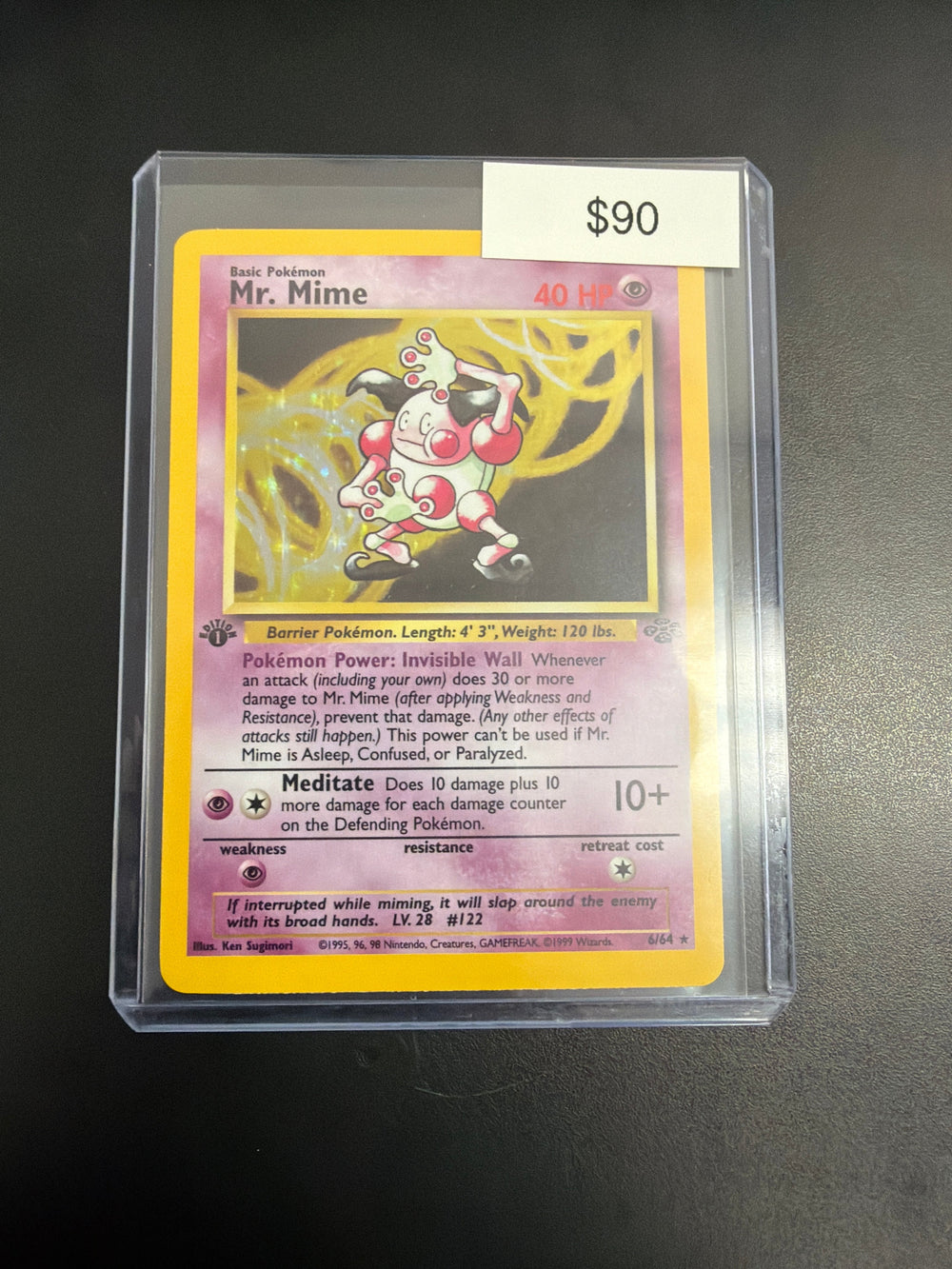 Pokemon Mr. Mime Jungle 6/64 1st Ed. NM