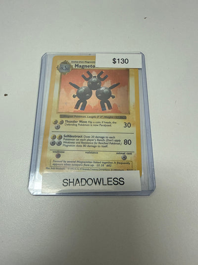 Pokemon Magneton Shadowless Holo #9/102