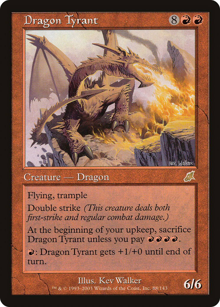 Dragon Tyrant (SCG-088) - Scourge Foil