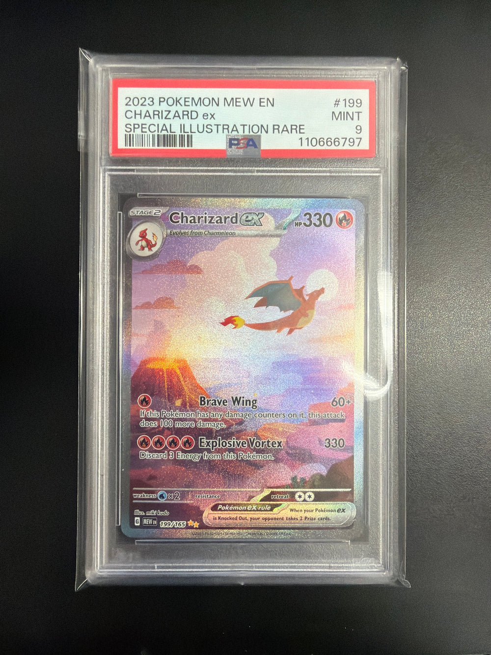 Pokemon 151 Charizard #199 PSA 9