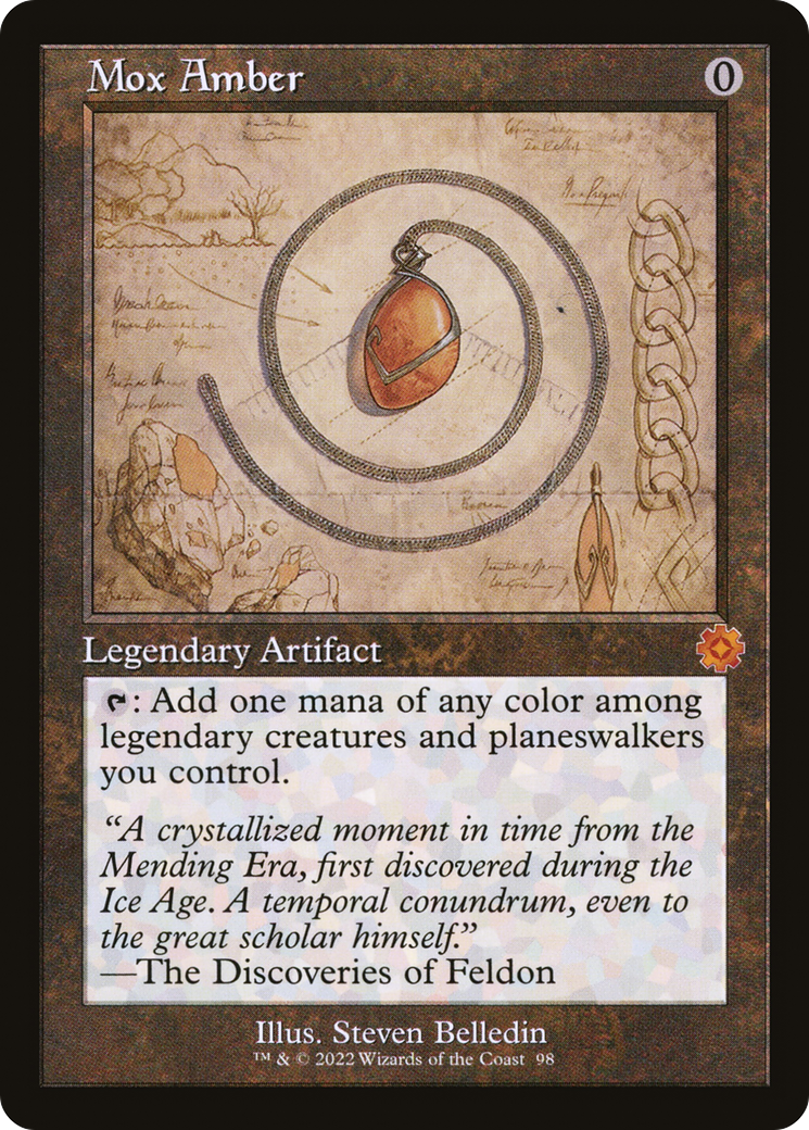 Mox Amber (BRR-098) - The Brothers' War Retro Artifacts Foil