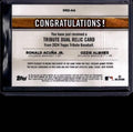 2024 Topps Tribute Ronald Acuna Jr. / Ozzie Albies #DR2-AA Relic /99