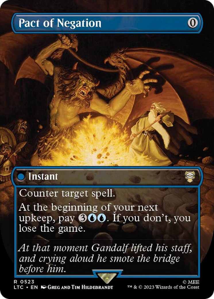 Pact of Negation (LTC-523) - Tales of Middle-earth Commander (Borderless)