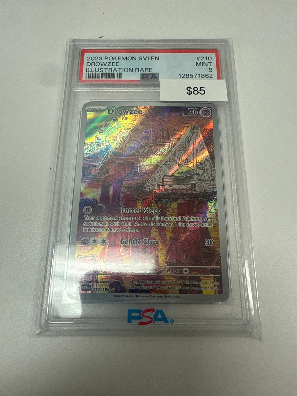 Pokemon Drowzee PSA 9