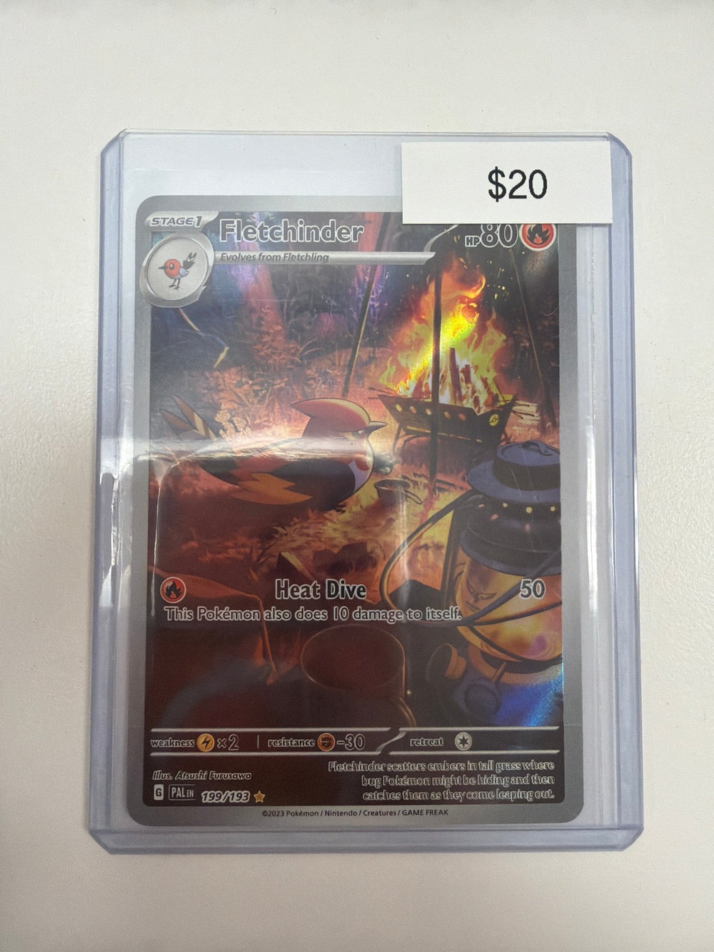 Pokemon Fletchinder 199/193