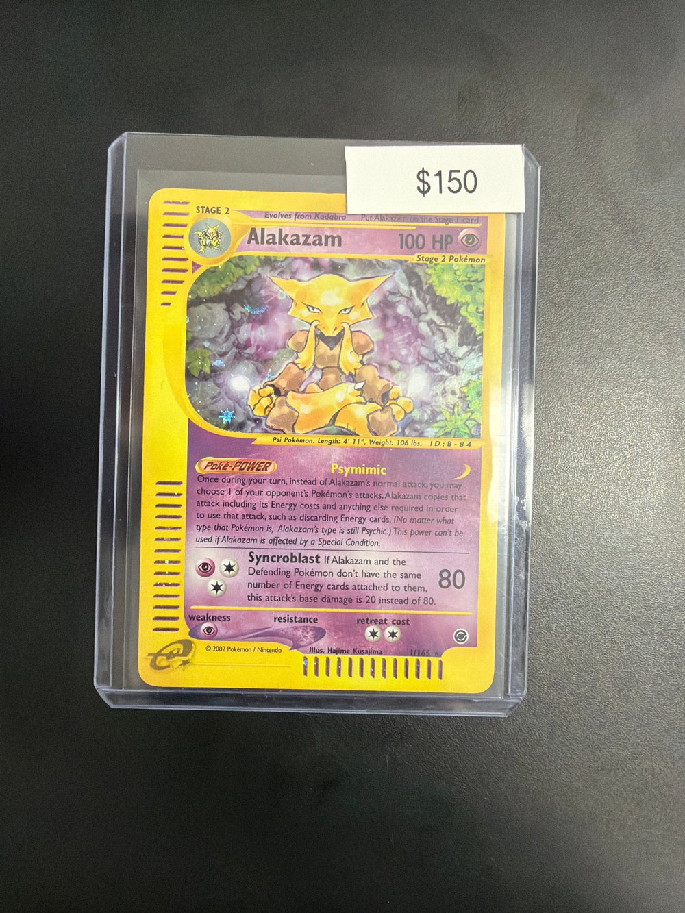 Pokemon Alakazam Holo #1/165