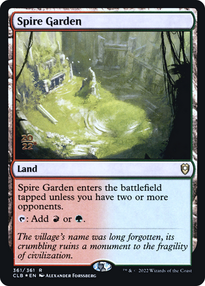 Spire Garden (PRE-361S) - Battle for Baldur's Gate Promos Foil