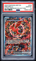 2025 POKEMON MEP EN-ME BLACK STAR PROMO 024 ORICORIO EX MEGA CHARIZARD X ex ULTRA-PREMIUM COLLECTION PSA 10