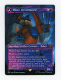 Slicer, Hired Muscle // Slicer, High-Speed Antagonist — Borderless|Shattered Glass|Foil — ID 17754