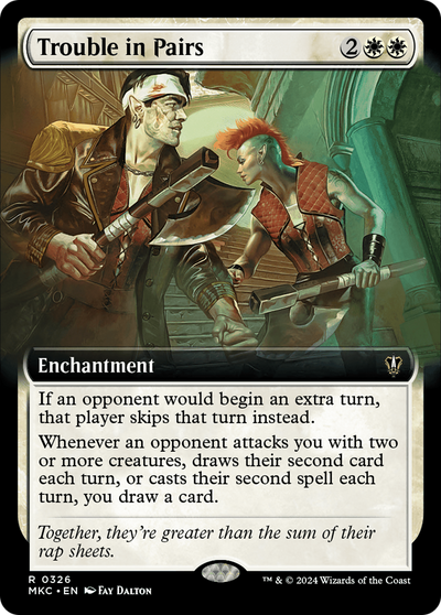 Trouble in Pairs (MKC-326) - Murders at Karlov Manor Commander: (Extended Art)
