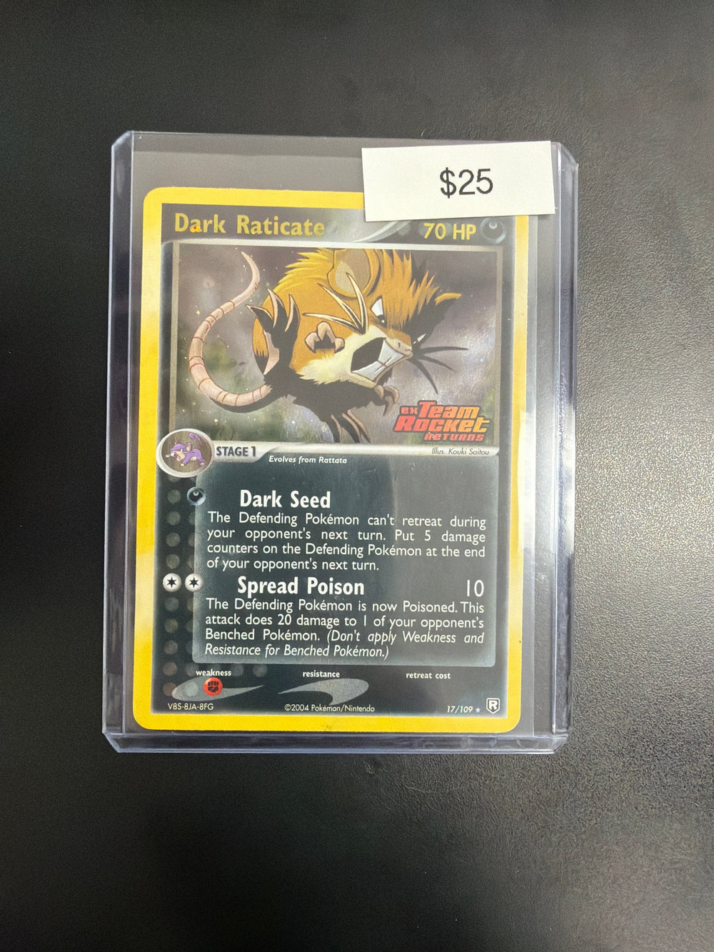 Pokemon Dark Raticate 17/109