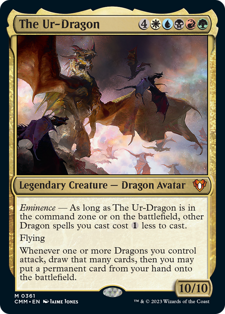The Ur-Dragon (CMM-361) - Commander Masters Foil