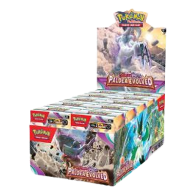 Display of 10 Paldea Evolved Build & Battle