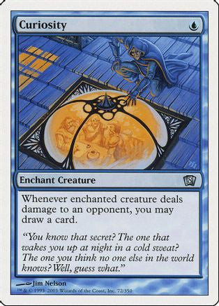 Curiosity (8ED-072) - 8th Edition Foil