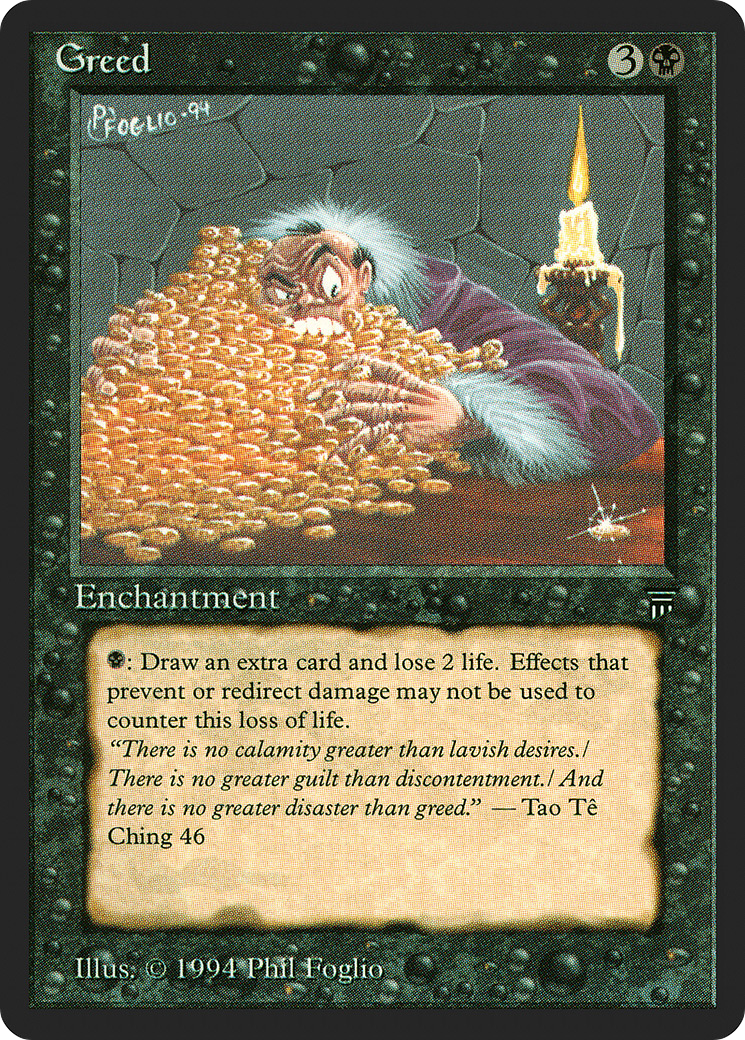 Greed (LEG-101) - Legends