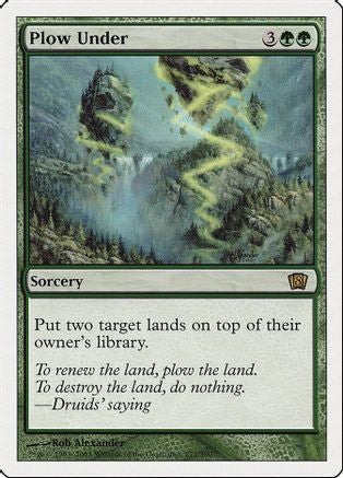 Plow Under (8ED-272) - 8th Edition Foil