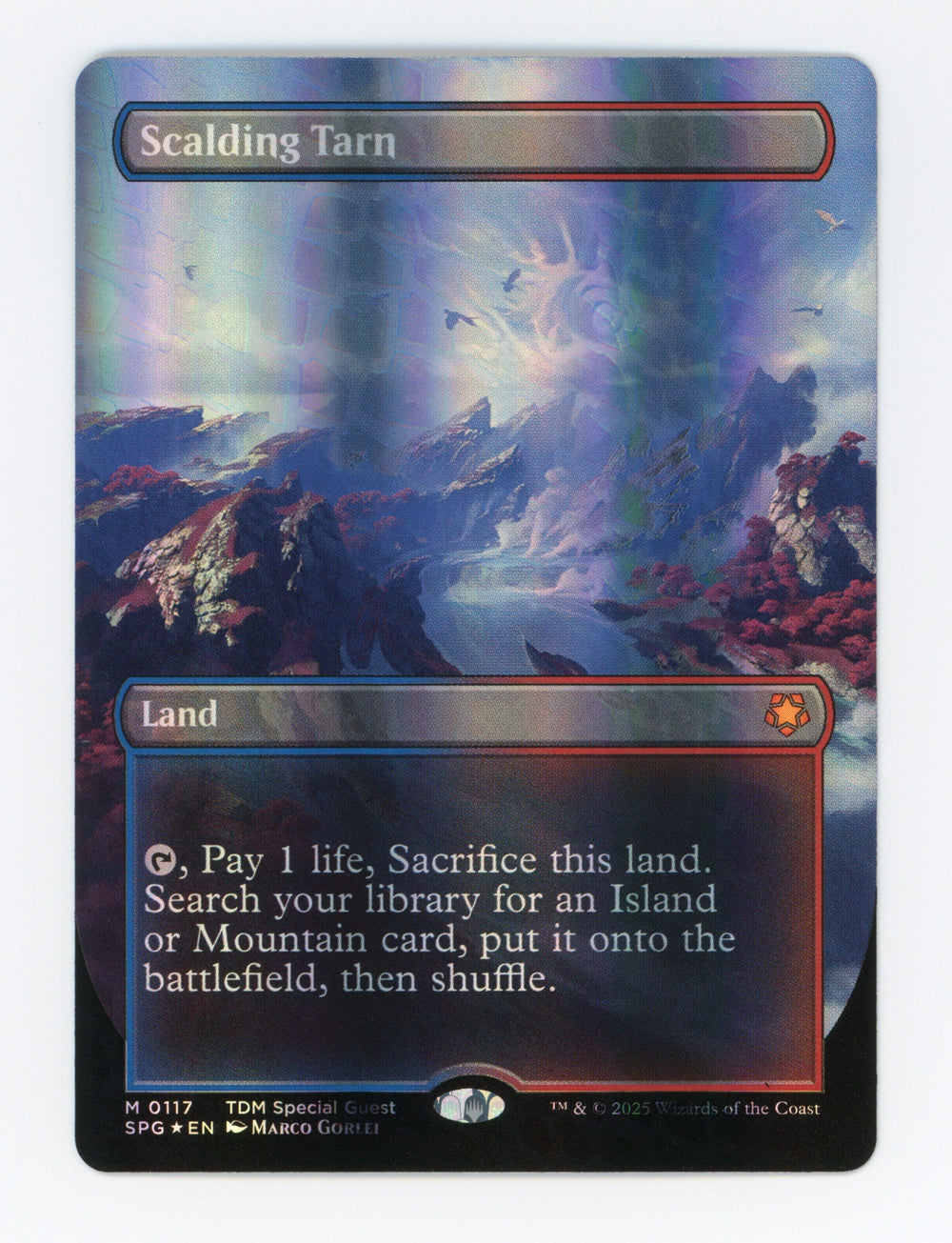 Scalding Tarn — Borderless|Dragonscale Foil — ID 17392
