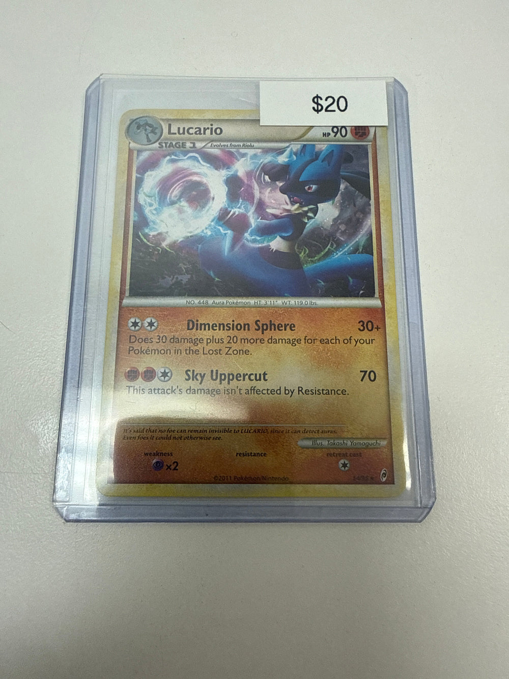 Pokemon Lucario Holo #14/95