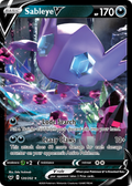 Sableye V 120 202 Sword Shield Holofoil