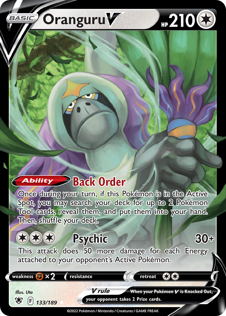 Oranguru V 133 189 Astral Radiance Holofoil