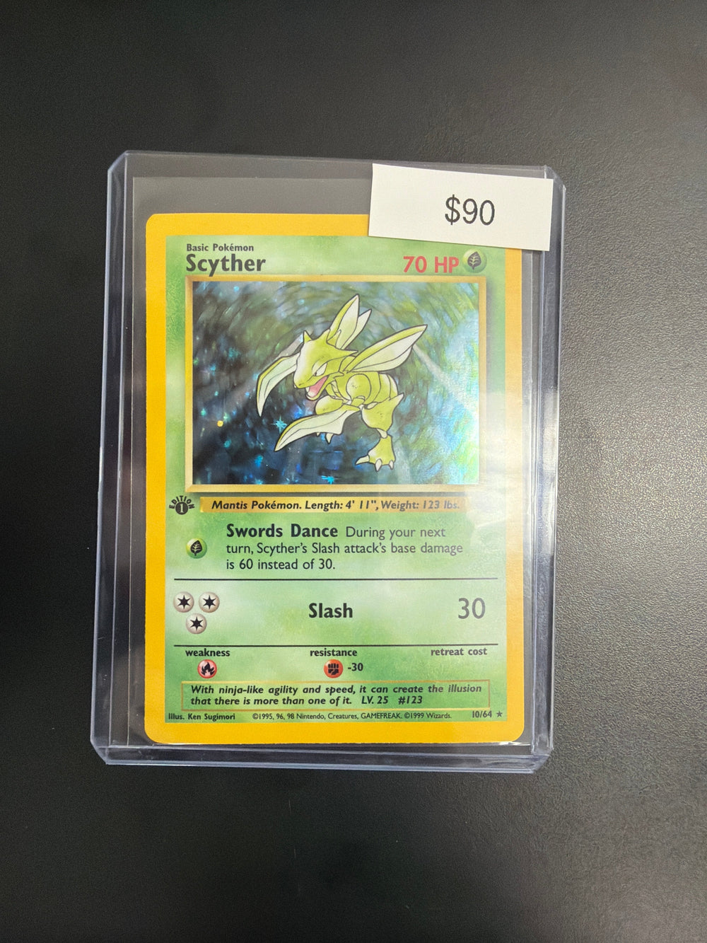 Pokemon Jungle 1st. Ed Scyther #10/64