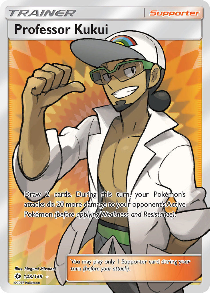 Professor Kukui 148 149 Sun Moon Holofoil