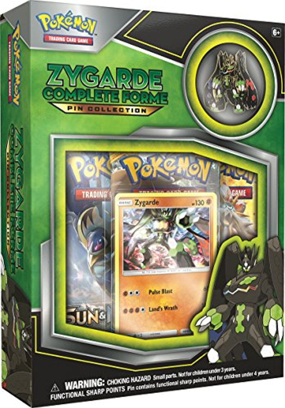 Pokemon TCG: Zygarde Complete Forme Pin Collection
