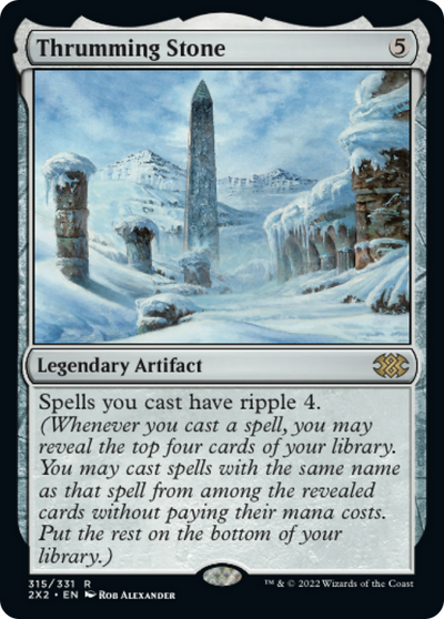 Thrumming Stone (2X2-315) - Double Masters 2022