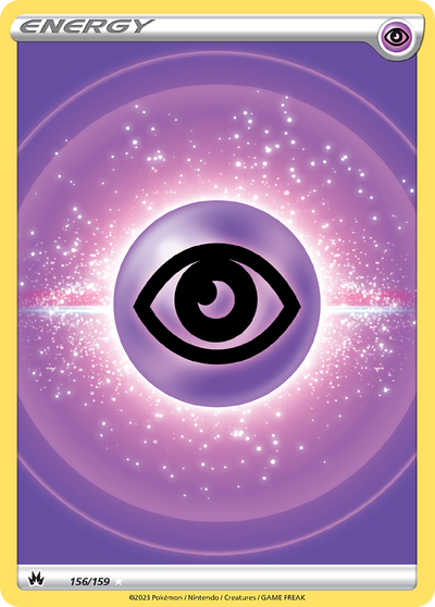 Psychic Energy 156 159 Crown Zenith Holofoil