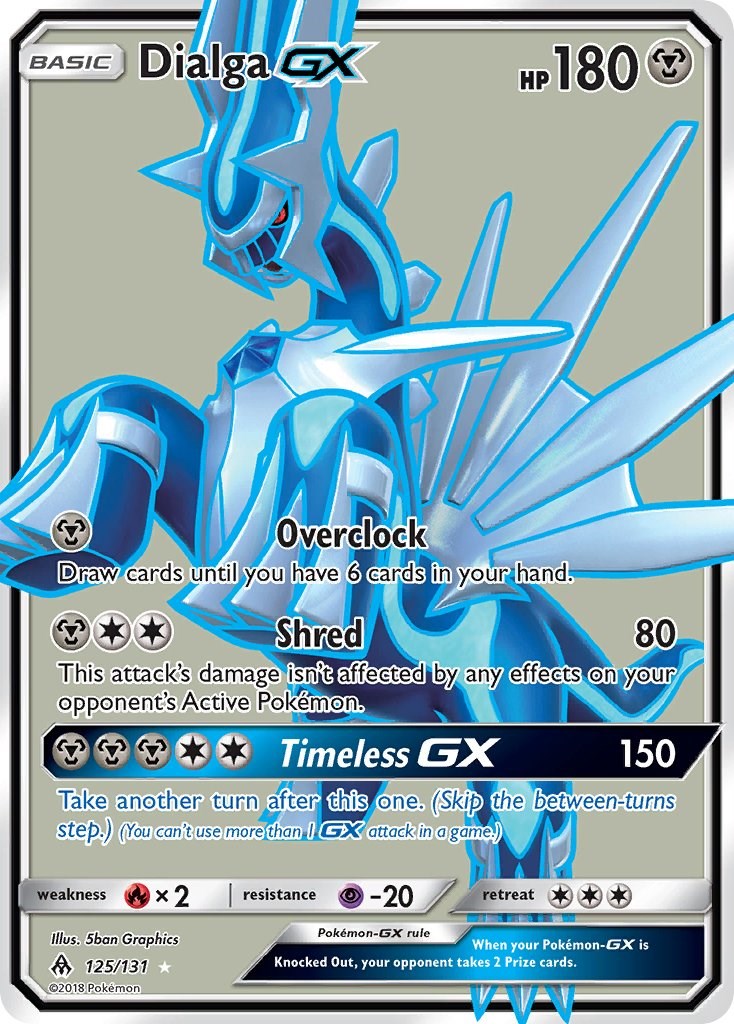Dialga GX (Full Art) - 125/131 - (SM - Forbidden Light)