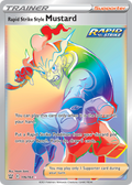Rapid Strike Style Mustard 176 163 Battle Styles Holofoil