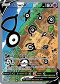 Unown V 177 195 Silver Tempest Holofoil Lp