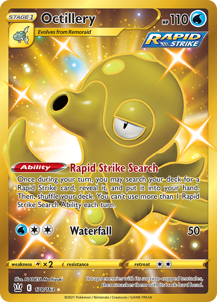 Octillery 178 163 Battle Styles Holofoil