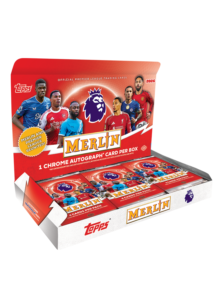 2026 Topps Merlin Premier League Soccer Hobby Box