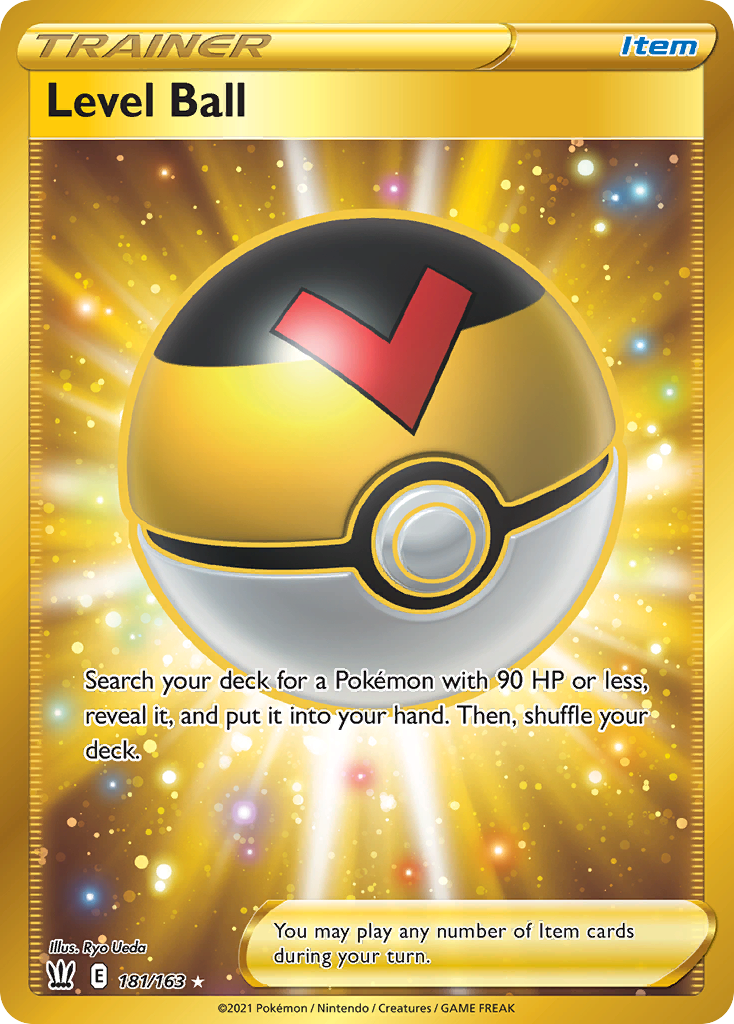 Level Ball 181 163 Battle Styles Holofoil
