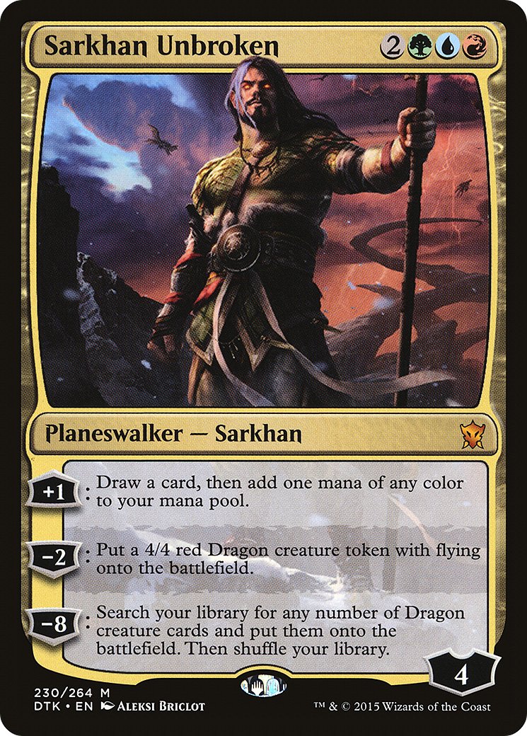 Sarkhan Unbroken (DTK-230) - Dragons of Tarkir Foil
