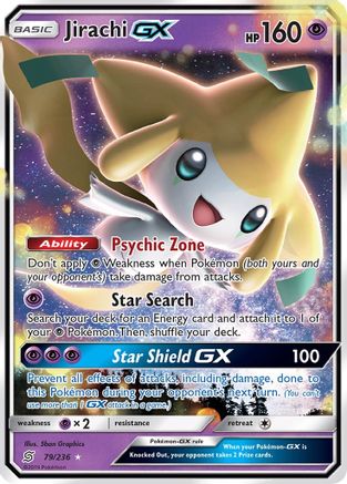 Jirachi GX (79/236) - SM  Unified Minds Holofoil