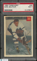 1954 Parkhurst Hockey Earl Balfour PSA 7