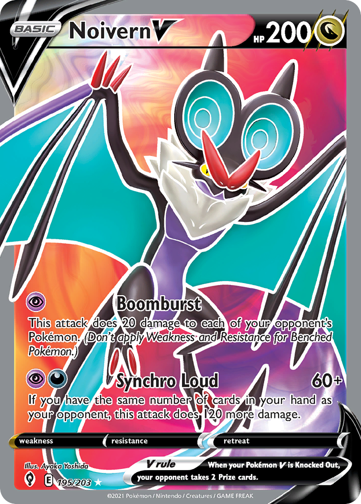 Noivern V 195 203 Evolving Skies Holofoil