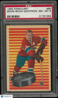 1963 Parkhurst Hockey Boom Boom Geoffrion PSA 8