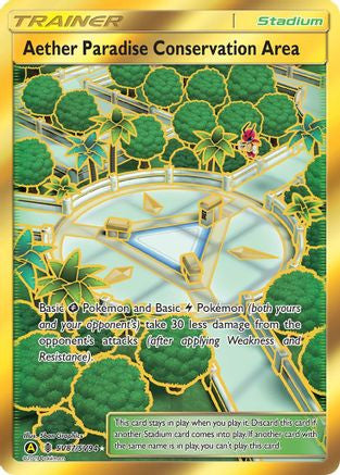 Aether Paradise Conservation Area Sv87 94 Shiny Vault Holofoil