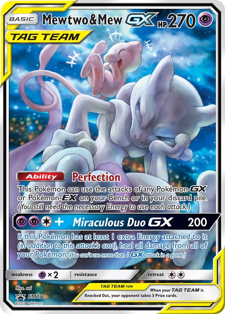 Mewtwo & Mew GX - SM191 - SM191 - (SM Promos)