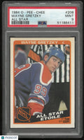 1984 O-Pee-Chee Wayne Gretzky #208 All Star PSA 9