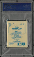 1985 Fleer Baseball Star Stickers Cal Ripken JR. PSA 10