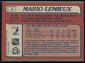 1985 O-Pee-Chee Hockey Mario Lemieux Hand-Cut
