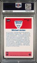 1986 Fleer Sticker Michael Jordan RC Rookie #8 PSA 5