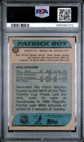 1986 Topps Hockey Patrick Roy RC Rookie #53 PSA 8