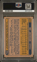 1987 Topps Bo Jackson RC Rookie Future Stars PSA 10 #170