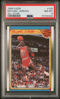 1988 Fleer Basketball All Star Michael Jordan #120 PSA 8