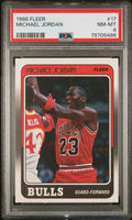1988 Fleer Basketball Michael Jordan #17 PSA 8